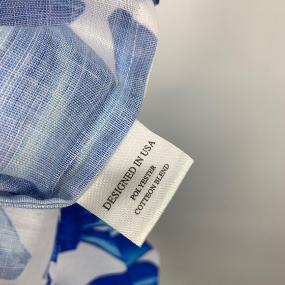 HT 360 Collective Skirt Blue Banana Print Maxi Tie Waist High Waist - Picture 15 of 16